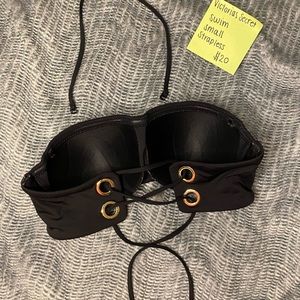 Victoria’s Secret swim, small. Strapless with halter strap attachment.